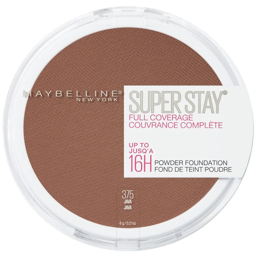 Base de Maquillaje en Polvo Compacto Super Stay 375 Java Maybelline