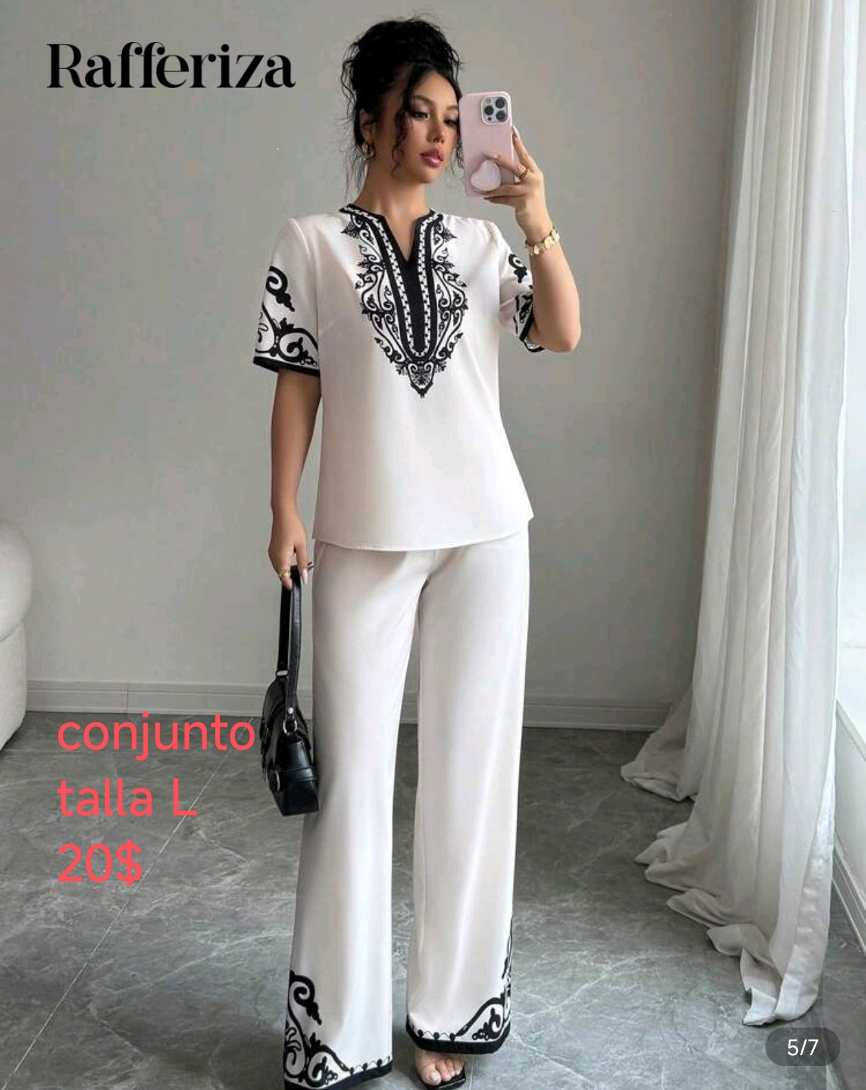 Conjunto blanco y negro