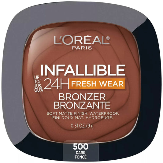 Bronceador Mate Infallible Up To 24Hr Fresh Wear #500 Oscuro Loreal