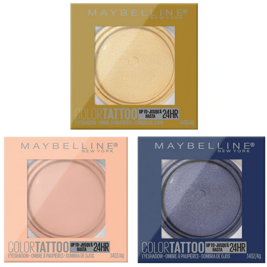 Sombra de Ojos en Crema Color Tattoo Up To 24hr Longwear Surtido Maybelline