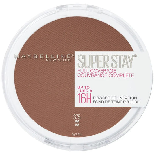 Base de Maquillaje en Polvo Compacto Super Stay 375 Java Maybelline