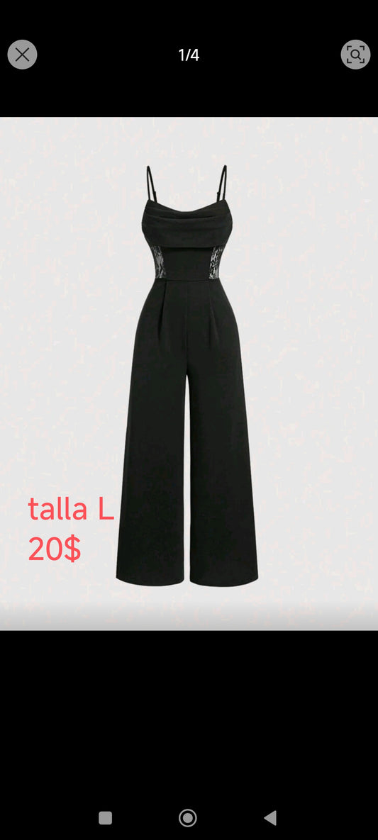 Braga negra pantalón