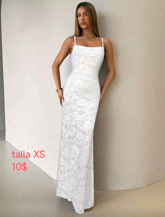 Vestido punto blanco