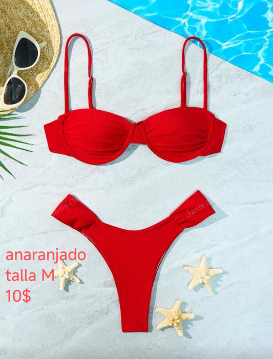 Traje de baño naranja